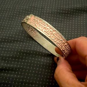 New without tags metal pink Coach bracelet size 7 1/2